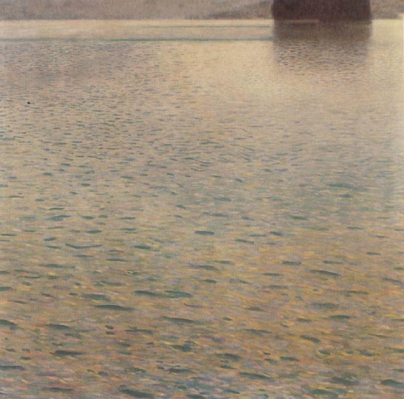 Gustav Klimt Island in the Attersee oil painting image